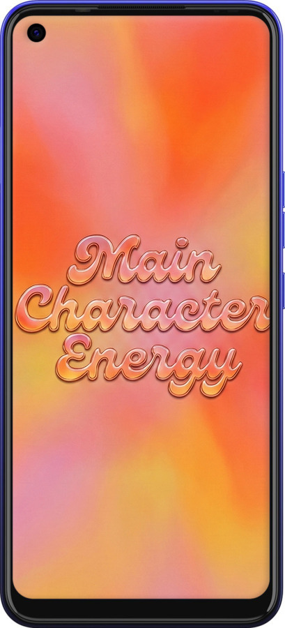 Силиконовый чехол Aura Gradient Main Character Energy Aesthetic Y2K для Tecno Spark 6 KE7 - 6783u-2418 изображение 