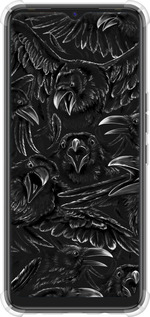 Силикон с усиленными углами чехол Воронья ярость для Tecno Spark 7 KF6n - 6474sp-2421 изображение 