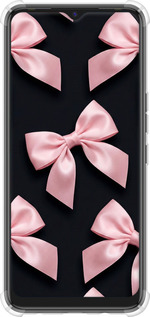 Силикон с усиленными углами чехол Coquette Ribbons Dark Coquette для Tecno Spark 7 KF6n - 6767sp-2421 изображение 