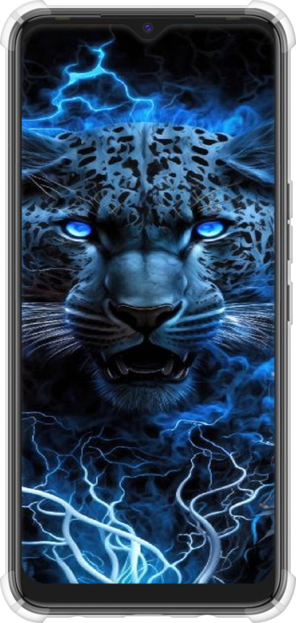Силикон с усиленными углами чехол Ледяной леопард для Tecno Spark 7 KF6n - 6460sp-2421 изображение 