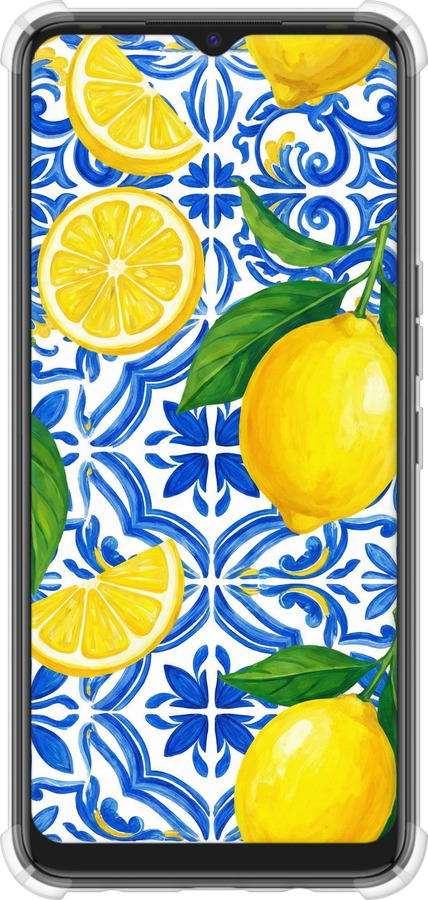 Силикон с усиленными углами чехол Grocery Girl Italian Summer для Tecno Spark 7 KF6n - 6766sp-2421 изображение 