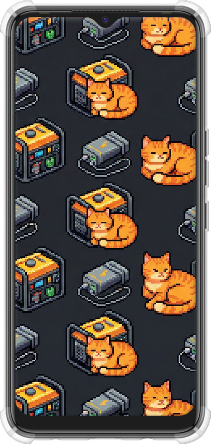 Силіконовий протиударний с посиленими кутами чехол Autonomous Zone для Tecno Spark 7 KF6n - 6771sp-2421 изображение 