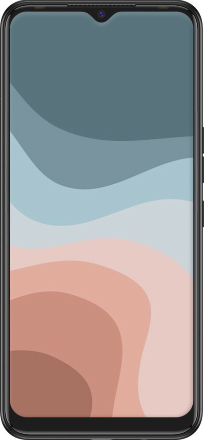Силіконовий чехол З синіми та рожевими хвилями в стилі ретро для Tecno Spark 7 KF6n - 6532u-2421 изображение 