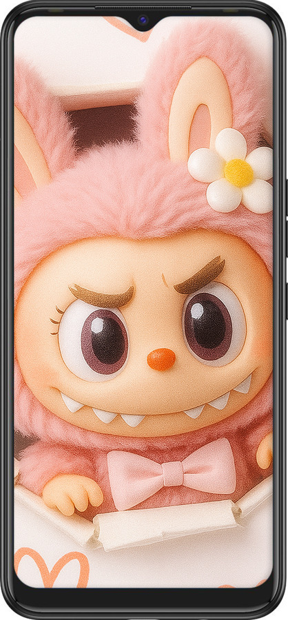 Силиконовый чехол Лабубу 2 для Tecno Spark 7 KF6n - 6710u-2421 изображение 