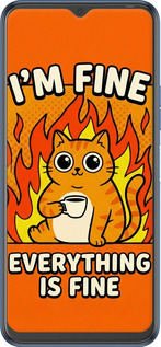 TPU чехол Funny Cat для Tecno Spark 8p KG7n - 6786b-2526 изображение 