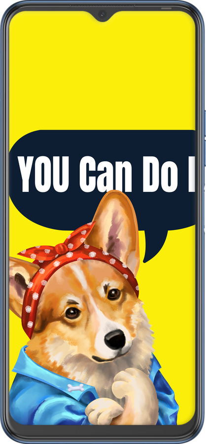 TPU чехол чехол с корги You Can Do It для Tecno Spark 8p KG7n - 6184b-2526 изображение 