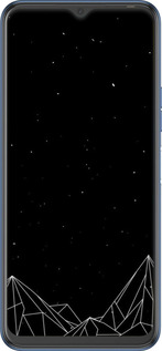 Силиконовый чехол Черно белые абстрактные горы для Tecno Spark 8p KG7n - 6437u-2526 изображение 