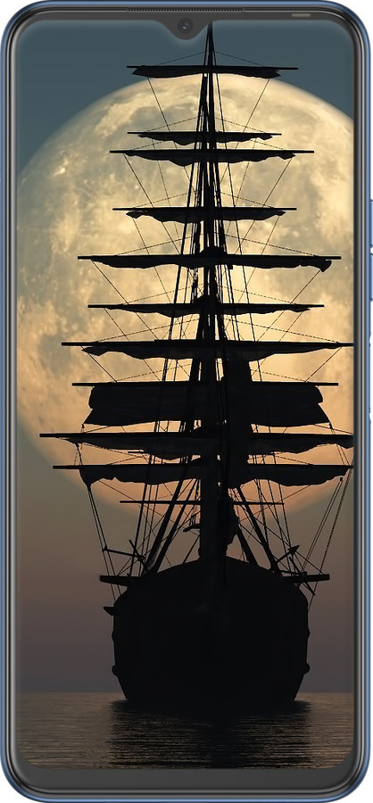 Силиконовый чехол Корабль для Tecno Spark 8p KG7n - 5998u-2526 изображение 