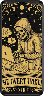 Силиконовый чехол The Overthinker для Tecno Spark 9 Pro - 6774u-2832 изображение 