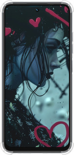 Силикон с усиленными углами чехол XO Love v2 для Tecno Spark Go 1 / Pop 9 - 6057sp-3869 изображение 