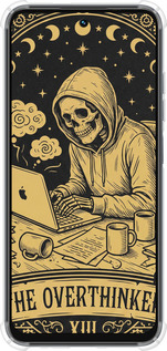 Силикон с усиленными углами чехол The Overthinker для Tecno Spark Go 1 / Pop 9 - 6774sp-3869 изображение 