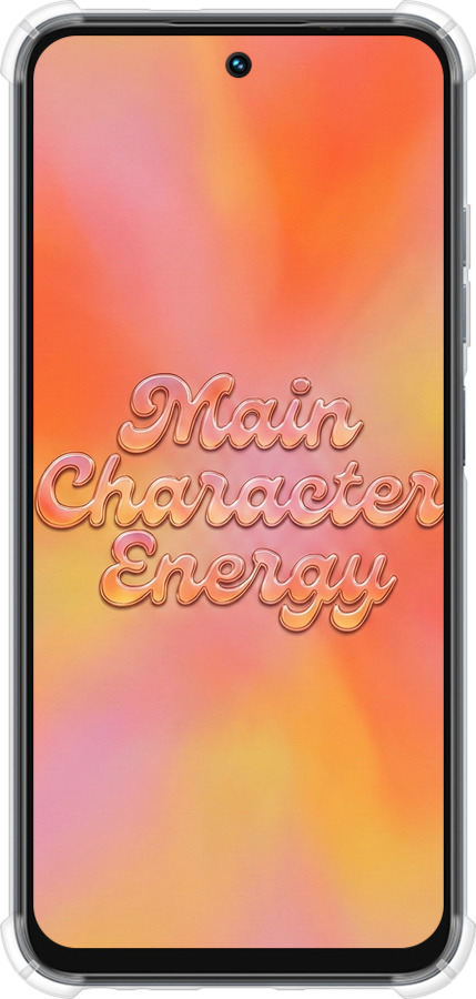 Силикон с усиленными углами чехол Aura Gradient Main Character Energy Aesthetic Y2K для Tecno Spark Go 1 / Pop 9 - 6783sp-3869 изображение 