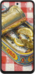 Силиконовый чехол Vintage Sardine Tin Phone для Tecno Spark Go 1 / Pop 9 - 6772u-3869 изображение 