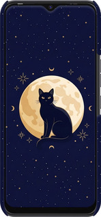 3D пластиковий матовий чехол Cute Cat Celestial/Witchy для Tecno Spark Go 2022 KG5m - 6787m-2638 изображение 
