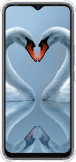 Силіконовий протиударний с посиленими кутами чехол Лебеді для Tecno Spark 8C KG5k - 6007sp-2680 изображение 