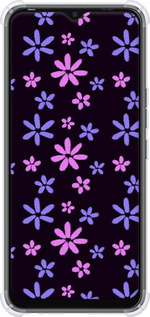 Силикон с усиленными углами чехол с  цветами для Tecno Spark 8C KG5k - 6258sp-2680 изображение 