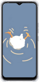 Силикон с усиленными углами чехол Гусь ныряет для Tecno Spark 8C KG5k - 6275sp-2680 изображение 