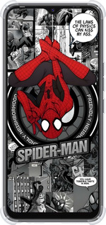 Силіконовий протиударний с посиленими кутами чехол Человек паук для Tecno Spark 8C KG5k - 6279sp-2680 изображение 