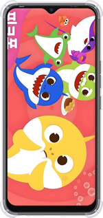 Силикон с усиленными углами чехол Бейби Шаркс для Tecno Spark 8C KG5k - 6305sp-2680 изображение 