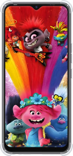 Силикон с усиленными углами чехол Троли для Tecno Spark 8C KG5k - 6343sp-2680 изображение 