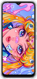 Силіконовий протиударний с посиленими кутами чехол Сейлор Мун 4 для Tecno Spark 8C KG5k - 6353sp-2680 изображение 