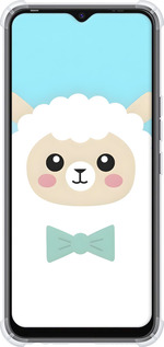 Силикон с усиленными углами чехол Милый барашек для Tecno Spark Go 2022 KG5m - 6355sp-2638 изображение 