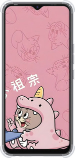 Силіконовий протиударний с посиленими кутами чехол Том і джеррі 2 для Tecno Spark 8C KG5k - 6359sp-2680 изображение 