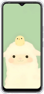 Силикон с усиленными углами чехол Барашек и ципленок для Tecno Spark 8C KG5k - 6369sp-2680 изображение 