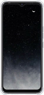 Силикон с усиленными углами чехол Сині хмари, Синій місяць для Tecno Spark 8C KG5k - 6396sp-2680 изображение 