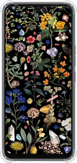 Силикон с усиленными углами чехол С цветами для Tecno Spark Go 2022 KG5m - 6422sp-2638 изображение 