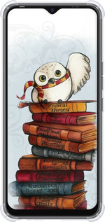 Силикон с усиленными углами чехол Сова и книги для Tecno Spark Go 2022 KG5m - 6436sp-2638 изображение 