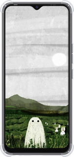 Силикон с усиленными углами чехол Привидение для Tecno Spark 8C KG5k - 6492sp-2680 изображение 