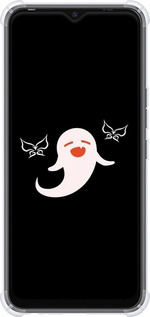 Силіконовий протиударний с посиленими кутами чехол Genshin Impact Ху Тао Мистецтво духу-примари для Tecno Spark 8C KG5k - 6534sp-2680 изображение 