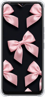 Силикон с усиленными углами чехол Coquette Ribbons Dark Coquette для Tecno Spark 8C KG5k - 6767sp-2680 изображение 