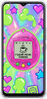 Силикон с усиленными углами чехол Y2K Aesthetic Retro Pet: Годуй мене кавою для Tecno Spark 8C KG5k - 6784sp-2680 изображение 