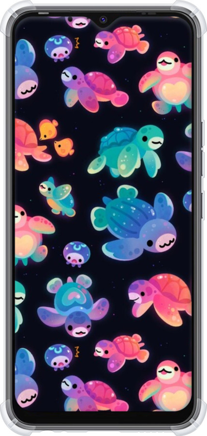 Силіконовий протиударний с посиленими кутами чехол № 5411 для Tecno Spark 8C KG5k - 5411sp-2680 изображение 
