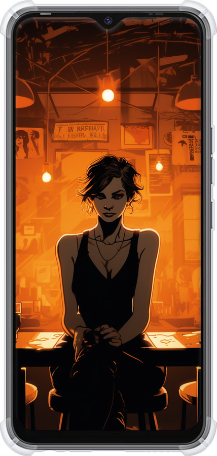 Силіконовий протиударний с посиленими кутами чехол Чохол для телефону для Tecno Spark 8C KG5k - 5948sp-2680 изображение 