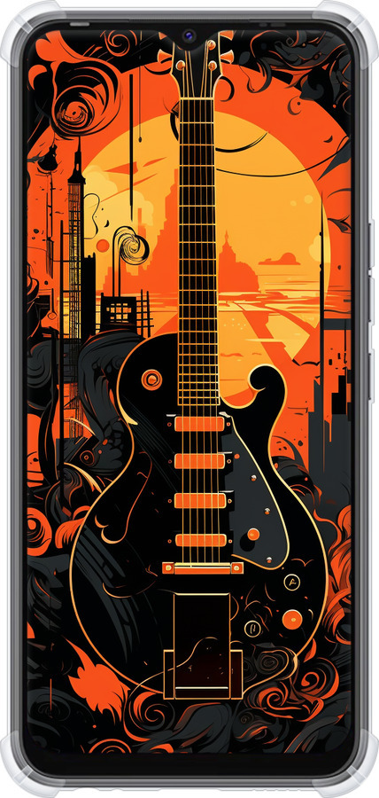 Силикон с усиленными углами чехол Гитара для Tecno Spark 8C KG5k - 5957sp-2680 изображение 