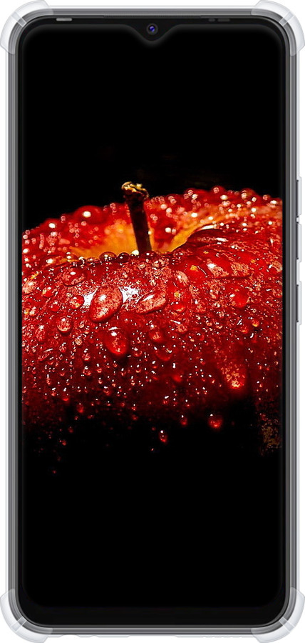 Силіконовий протиударний с посиленими кутами чехол Яблуко для Tecno Spark Go 2022 KG5m - 6022sp-2638 изображение 