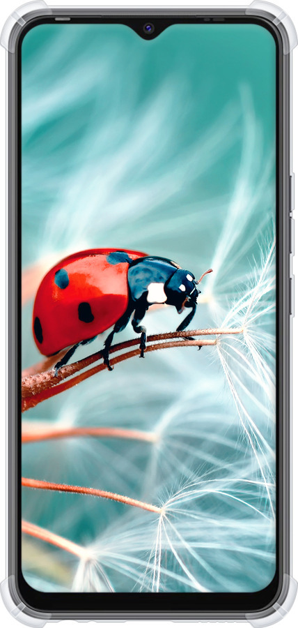 Силикон с усиленными углами чехол Божья коровка для Tecno Spark Go 2022 KG5m - 6049sp-2638 изображение 