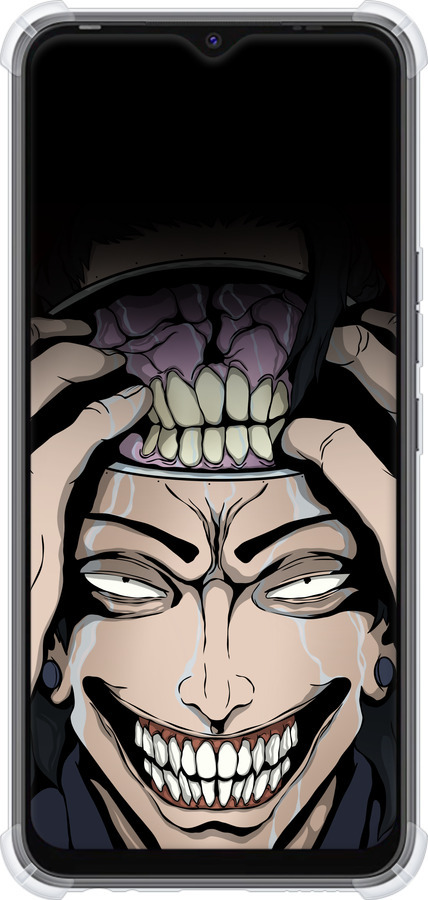 Силикон с усиленными углами чехол Магическая Битва Kenjaku для Tecno Spark Go 2022 KG5m - 6151sp-2638 изображение 