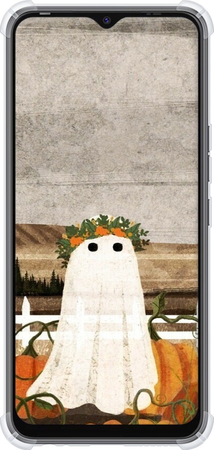 Силіконовий протиударний с посиленими кутами чехол Привид для Tecno Spark 8C KG5k - 6245sp-2680 изображение 