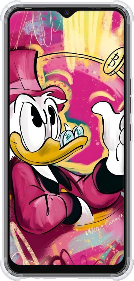 Силіконовий протиударний с посиленими кутами чехол Скрудж для Tecno Spark 8C KG5k - 6283sp-2680 изображение 