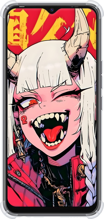 Силикон с усиленными углами чехол Аниме демон для Tecno Spark 8C KG5k - 6308sp-2680 изображение 