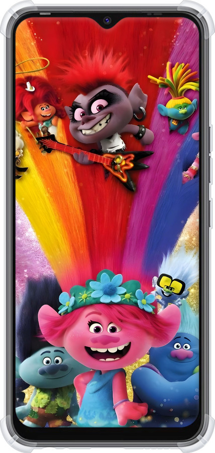 Силикон с усиленными углами чехол Троли для Tecno Spark 8C KG5k - 6343sp-2680 изображение 