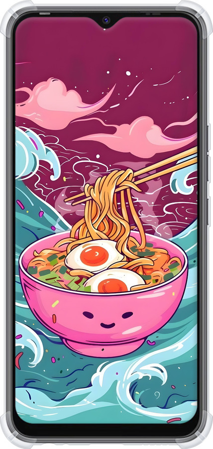 Силикон с усиленными углами чехол Рамен для Tecno Spark Go 2022 KG5m - 6360sp-2638 изображение 