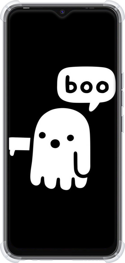 Силіконовий протиударний с посиленими кутами чехол Привид Несхвалення для Tecno Spark 8C KG5k - 6431sp-2680 изображение 