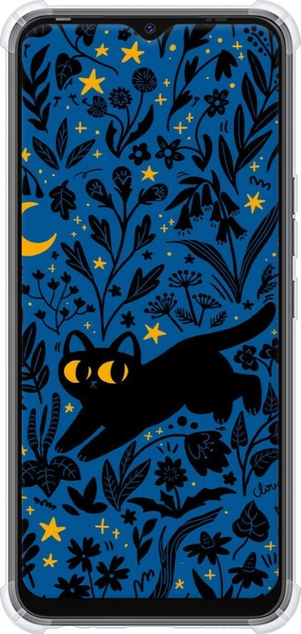 Силикон с усиленными углами чехол Летняя ночь для Tecno Spark Go 2022 KG5m - 6472sp-2638 изображение 