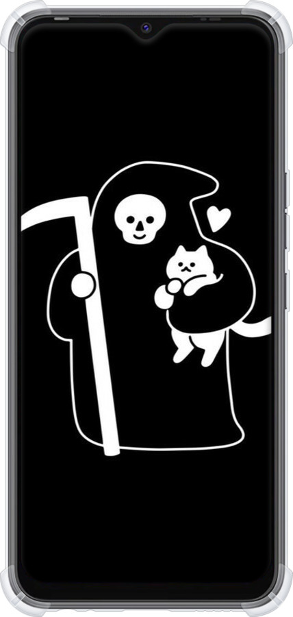 Силикон с усиленными углами чехол С изображением Кошек для Tecno Spark 8C KG5k - 6485sp-2680 изображение 