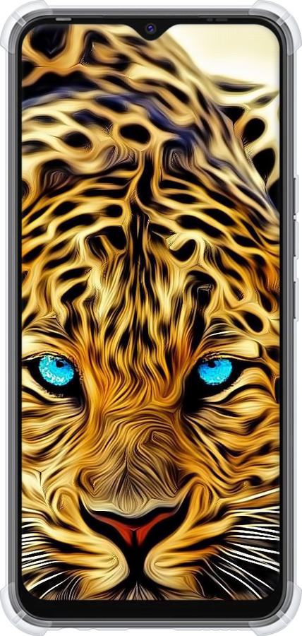 Силикон с усиленными углами чехол Леопард для Tecno Spark Go 2022 KG5m - 6611sp-2638 изображение 